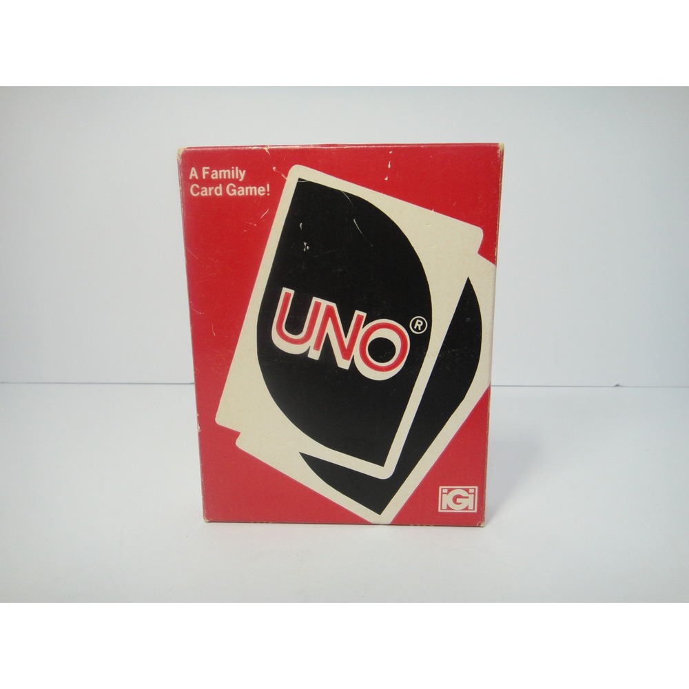 Vintage 1979 UNO Card Game International Games Inc Original Box & Instructions